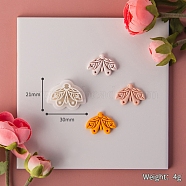 Plastic Molds, Clay Cutters, Clay Modeling Tools, for Earring Making, Butterfly, 2.1x3x1.15cm(PW-WG28881-06)