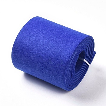 Non Woven Fabric Embroidery Needle Felt, for DIY Crafts, Blue, 14x0.5cm, about 2m/roll