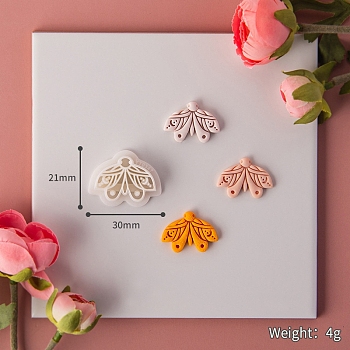 Plastic Molds, Clay Cutters, Clay Modeling Tools, for Earring Making, Butterfly, 2.1x3x1.15cm