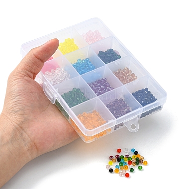 960Pcs 12 Colors Glass Beads(GLAA-YW0001-52)-5
