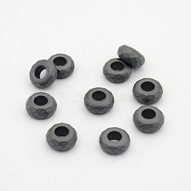 13mm Rondelle Non-magnetic Hematite Beads