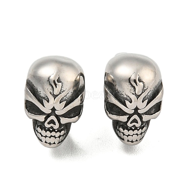 Skull 316 Surgical Stainless Steel European Beads