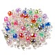 UV Plating Rainbow Iridescent Acrylic Beads(PACR-E001-05)-3