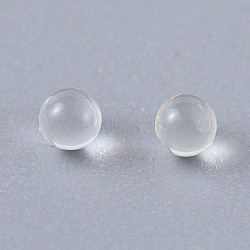 Resin Beads, Water Absorption Beads, Round, Wedding Decoration Vase Filler Decorative, Undrilled/No Hole Beads, Clear, 2mm(RESI-TAC0002-04)