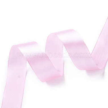 Breast Cancer Pink Awareness Ribbon Making Materials Light Pink Satin Ribbon Wedding Sewing DIY(X-RC25mmY004)-3