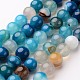 Chapelets de perles en agate à rayures naturelles/agates à bandes(X-G-D845-01E-6mm)-1