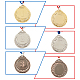 GLOBLELAND 6Pcs 3 Colors Zinc Alloy Medals(NJEW-GL0001-01)-4
