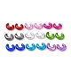 Donut Acrylic Stud Earrings(EJEW-P251-31)-1