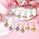 Heart Fairy Acrylic & Alloy Dangle Earrings(EJEW-JE05585)-2