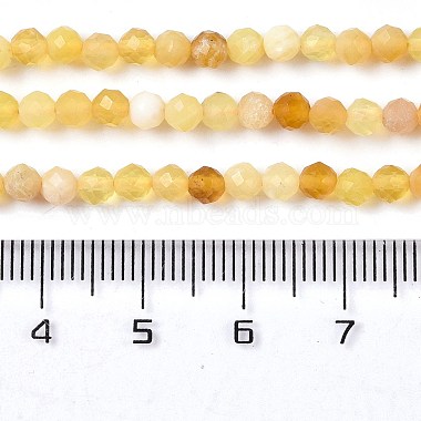 Natural Yellow Opal Beads Strands(G-F509-07-3mm-01)-2