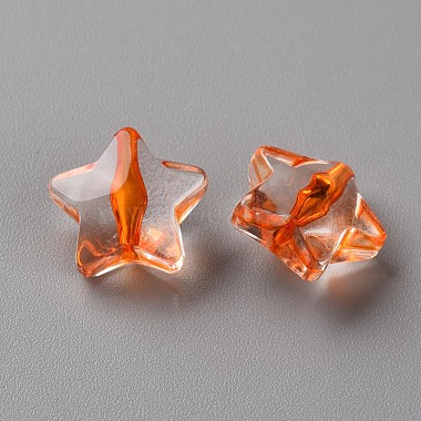 Perles en acrylique transparente(X-TACR-S154-22A)-2