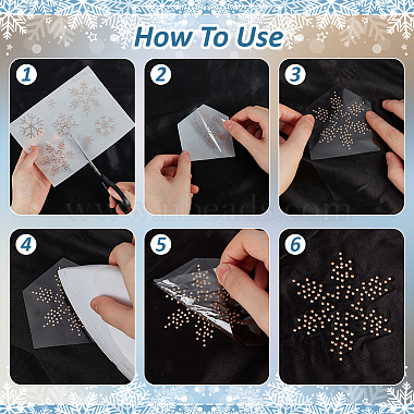 Snowflake Pattern Hotfix Rhinestones(DIY-WH0430-205D)-4