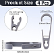 4Pcs Plastic Clothes Clip Hook(AJEW-CN0006-34A)-2