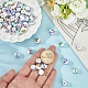 Handmade Flower Printed Porcelain Ceramic Beads(PORC-LT0001-12A)-3