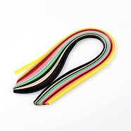 Quilling Paper Strips, Colorful, 390x10mm(X-DIY-M001-01)