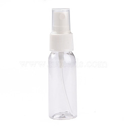 Plastic Spray Bottles, Fine Mist Atmoizer, Refillable Bottle with Dustproof Lid, Clear, 10.45x2.7cm(MRMJ-XCP0001-51)