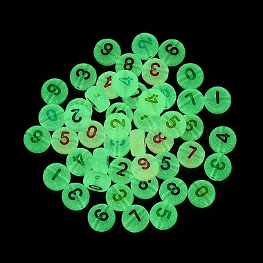 Luminous Transparent Acrylic Beads(TACR-Q013-06B)-5