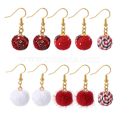 DIY Christmas Style Earring Making Kits(DIY-TA0008-88)-2