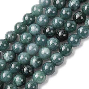 rangs de perles de jade bleu naturel(G-H341-6mm-02)-2