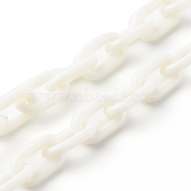 Personalized ABS Plastic Cable Chain Necklaces(NJEW-JN03479)-4