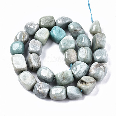 Brins de perles d'amazonite de fleurs naturelles(G-S364-059)-2