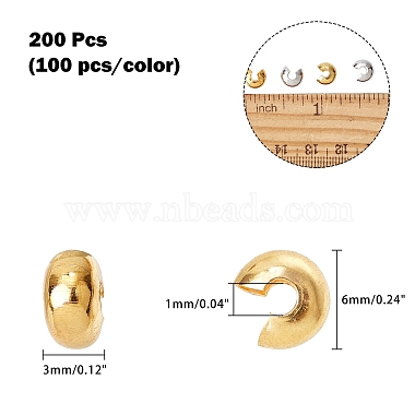 Brass Crimp Beads Covers(KK-AR0001-27)-2