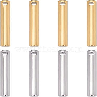 Golden & Stainless Steel Color Column 304 Stainless Steel Pendants