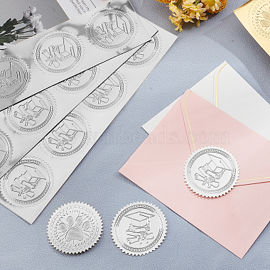 Custom Silver Foil Embossed Picture Sticker(DIY-WH0336-005)-7