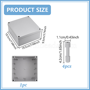 Outdoor Waterproof ABS Plastic Cable Boxes(CON-WH0089-232A)-2