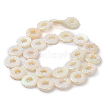 Natural Freshwater Shell Dyed Beads Strands(BSHE-P033-01A)-3