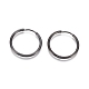 304 pendientes de aro huggie de acero inoxidable(EJEW-F111A-25mm-B)-1