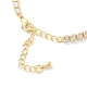 Brass Micro Pave Clear Cubic Zirconia Choker Necklaces(NJEW-H308-02G)-3
