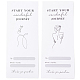 CRASPIRE 2 Bags 2 Style Self-Adhesive Paper Gift Tag Stickers(DIY-CP0006-52)-1
