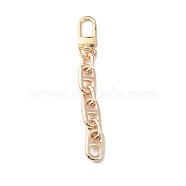 Alloy Mariner Link Chain Purse Strap Extenders, with Swivels, for Bag Replacement Accessories, Light Gold, 11cm(FIND-WH0111-340KCG)