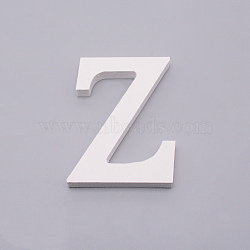 Natural Wood Home Display Decorations, Letter.Z, 100.5x74.5x11.5mm(WOOD-CJC0001-01Z)