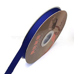 Polyester Grosgrain Ribbons, Medium Blue, 5/8 inch(15~16mm), about 50yards/roll(45.72m/roll)(SRIB-R013-1.5cm-1113)