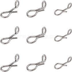 Stainless Steel Fishing Fishhook Connector, Fishing Tackle, Gunmetal, 180pcs/box(STAS-FH0001-09)