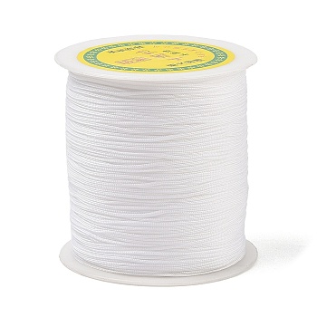 Nylon Thread, White, 1mm, about 153.1 yards(140m)/roll