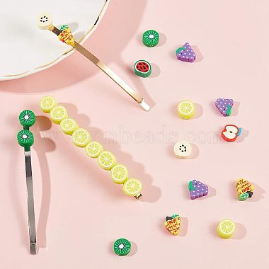 Handmade Polymer Clay Beads(CLAY-NB0001-17)-2