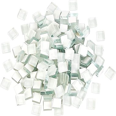 White Glass Cabochons