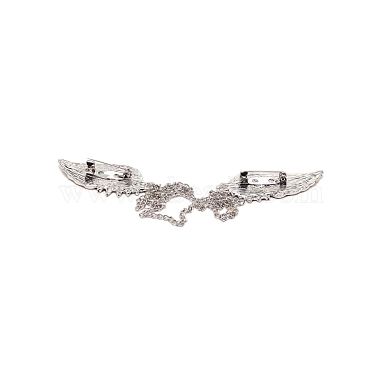 Broche à ailes en cristal pour hommes(JEWB-WH0022-22B)-3