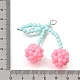 Plastic Beaded Big Pendants(PL-CBAF21A-01)-3