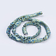 Electroplate Non-magnetic Synthetic Hematite Beads Strands(G-J379-A06-F)-1