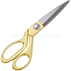 Stainless Steel Scissors, with Alloy Handle, Sewing Tools, Golden, 205x60x18mm(AJEW-WH20042-32G)