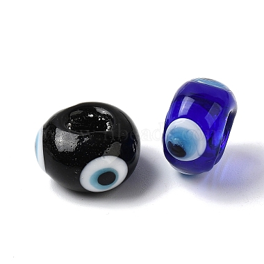 Handmade Evil Eye Lampwork Beads(LAMP-A153-08-M)-2