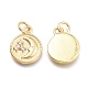 Brass Micro Pave Cubic Zirconia Pendants(X-KK-P187-02G)-2