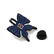 Butterfly Black Aolly Brooches(JEWB-U004-06EB-10)-3