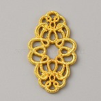 Alloy Connector Charms, Chinese Knot Links, Golden, 31x17.5x1.5mm, Hole: 1.5mm(FIND-WH0139-134G)