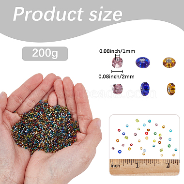 200G Glass Seed Beads(SEED-SP0001-16A)-2