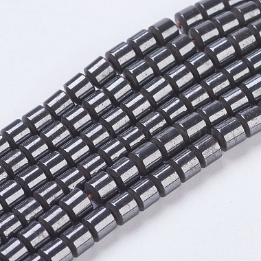 3mm Black Column Magnetic Hematite Beads